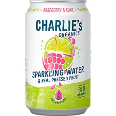 Charlie's Organics Sparkling Raspberry&Lime Bio 33 Cl