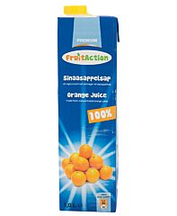 Fruit action Sinaasappelsap 100% 100 cl