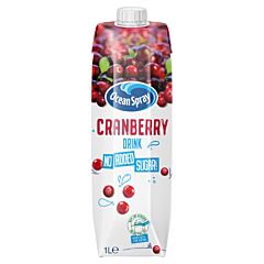 Ocean Spray Cranberry Classic 0% Suiker Toegevoegd 1 Lt