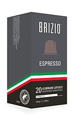 Brizio Koffie Capsules Espresso (5 X 20 Stuks)