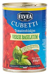Elvea Tomatenblokjes Met Verse Basilicum