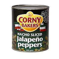 Corny Bakers Jalapeno Pepers Groen Schijfjes
