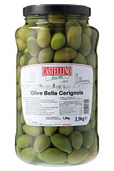 Castellino Groene olijven bella cerignola met pit