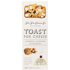 The Fine Cheese Co. Toast For Cheese Cherries, Almonds & Linseeds