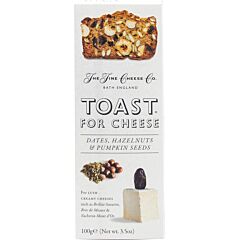 The Fine Cheese Co. Toast For Cheese Dates, Hazelnuts & Pumpkin