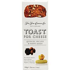 The Fine Cheese Co. Toast For Cheese Quinces, Pecans & Poppy Seed