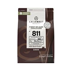 Callebaut Chocolade Callets Puur C811 54,5%