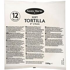 Santa Maria Wrap Tortilla Medium 15 Cm (12 Stuks)
