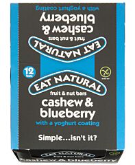 Eat Naturel Reep Cashew Blueberry Yoghurt 12X45gr
