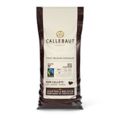 Callebaut Chocolade Callets Donker 54,5% Fairtrade