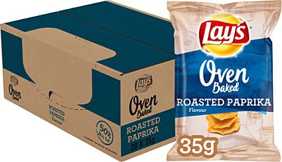 Lays Chips Oven Baked Roasted Paprika 35 Gr