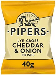 Pipers Chips Cheddar A 40 Gr