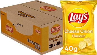 Lays Chips Cheese Onion 40 Gr