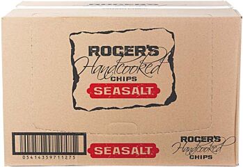 Roger's Handcooked Chips Seasalt 150 Gr