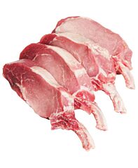 Porc fermier Varkensrack 1 rib pqa ca 200 gr
