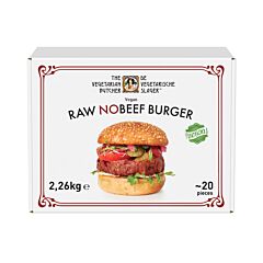 Vegetarische Slager Raw Nobeef Burger (Vegan) 20 X 113 Gram