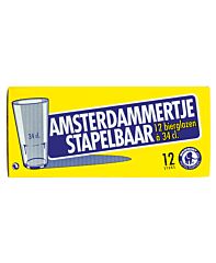 Mammoet Bierglas Amsterdam Stapelbaar 34 Cl