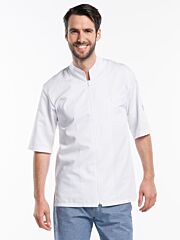 Chaud Devant Chef Jacket Monza White Short Sleeve Xs