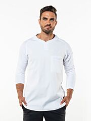 Chaud Devant T-Shirt Valente Ufx White Ls Maat S