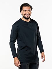 Chaud Devant T-Shirt Valente Ufx Black Ls Maat 3Xl
