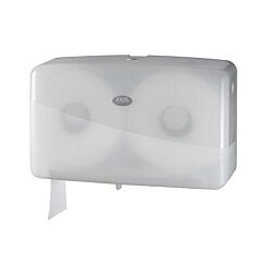 Pearl White Jumbo Toiletrol Dispenser Duo