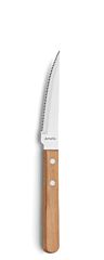 Amefa Steak Knife Micro Serration (Natural Wood)