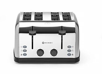 Hendi Toaster 4-Sneetjes 295X335x(H)180Mm