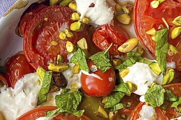 Geroosterde tomaten met Burrata